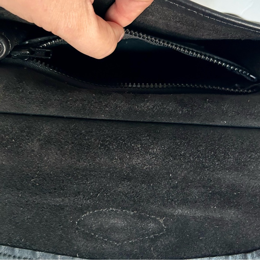 Jack George’s Vintage Black Leather Crossbody Bag - Picture 11 of 16